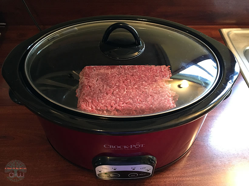 Crockpot Ground Beef